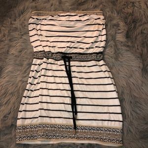 White House Black Market strapless mini